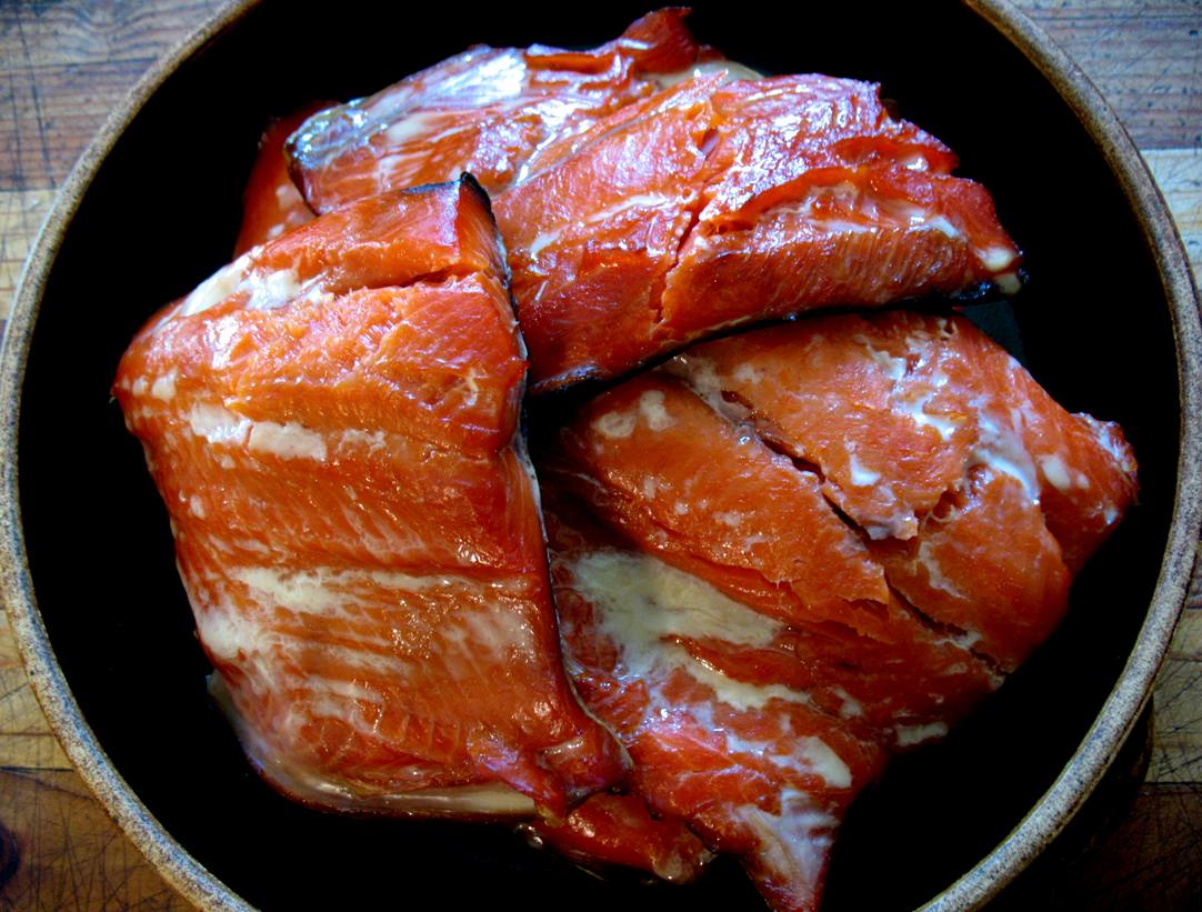 smoked salmon